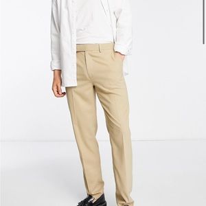 ASOS Men’s Slim Stone Color Smart Pants 30W 34L